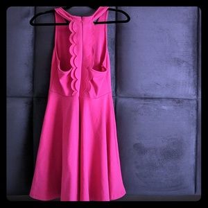 Scalloped Fit and Flare dresss